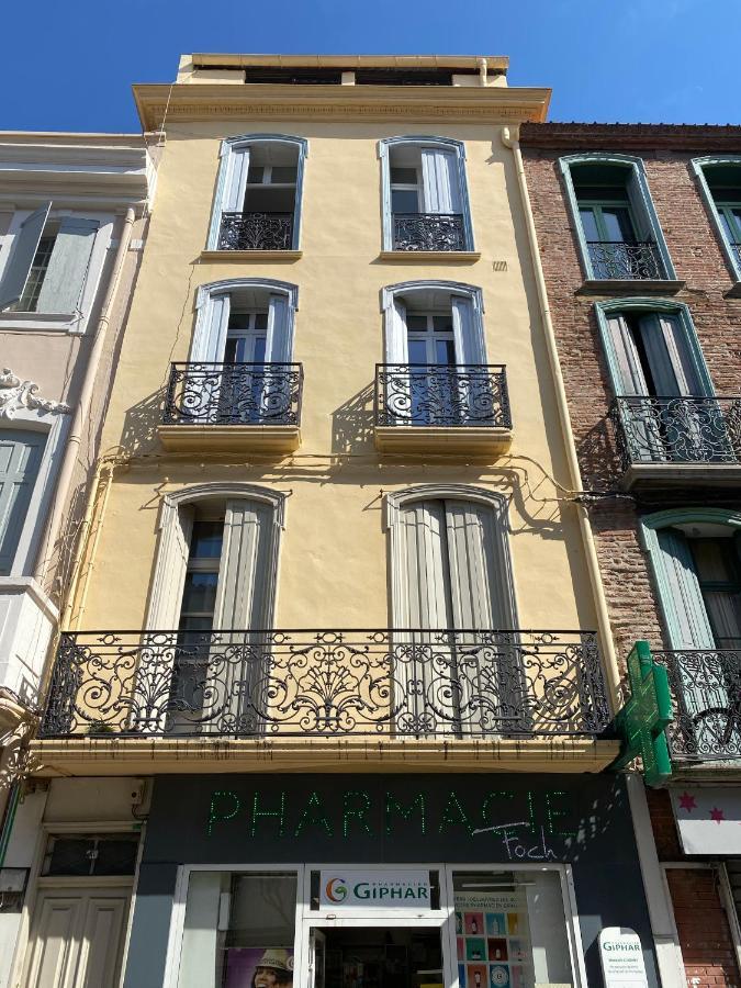 Enormous Charm T2 Historic Center Laundry Fiber Apartment Perpignan Bagian luar foto